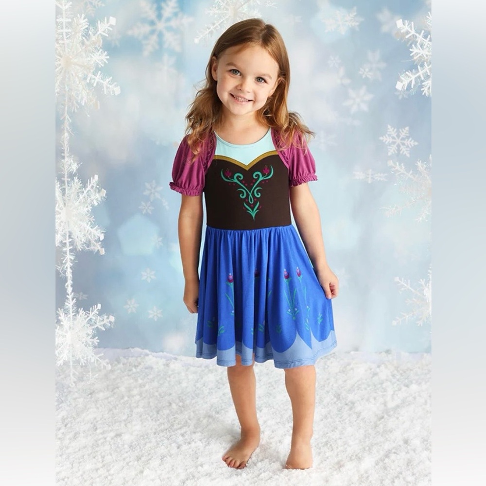Posh Peanut Disney Frozen Anna Twirl Dress